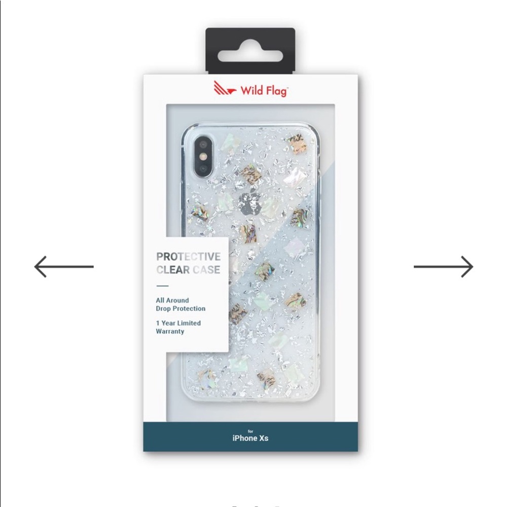 Wild Flag iPhone XR (2018) Seashell Clear Case